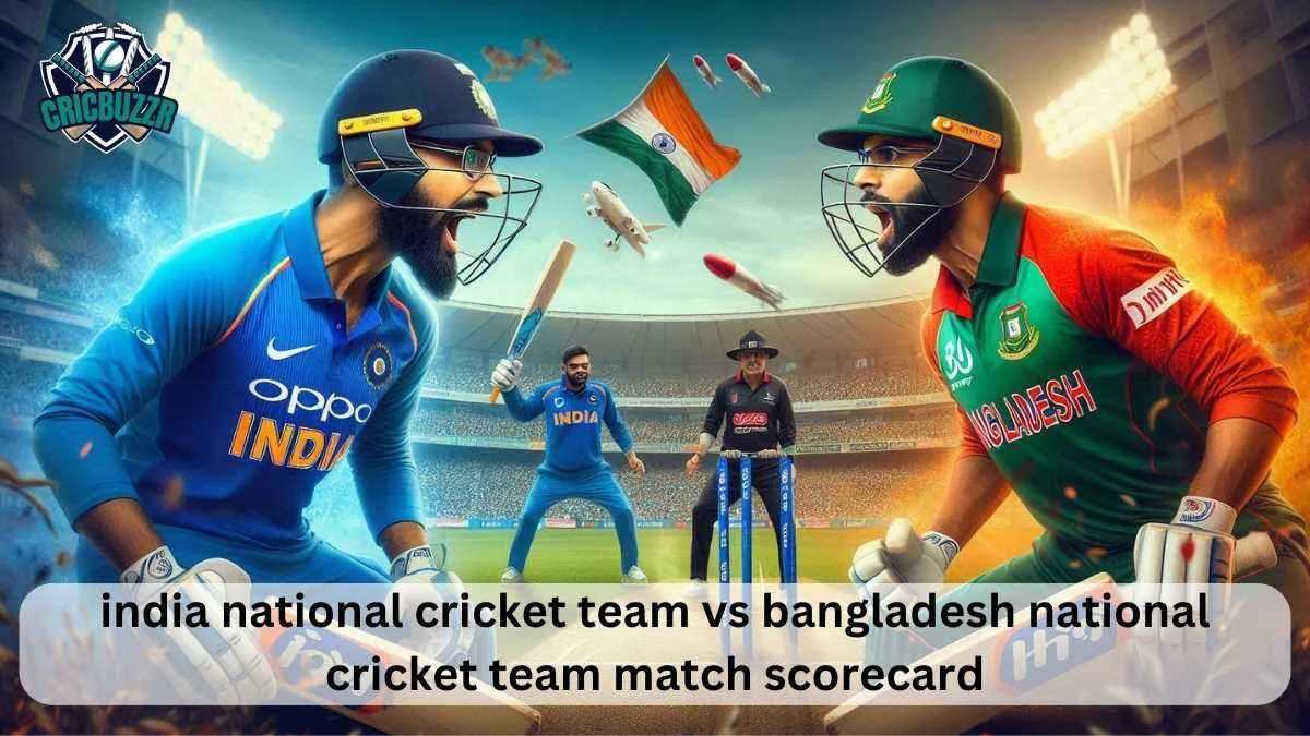 bangladesh national cricket team vs india national cricket team match scorecard